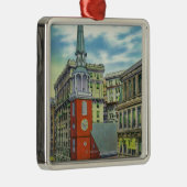 Buiten Uitzicht van de Oude Zuidelijke Kerk Metalen Ornament (Rechts)