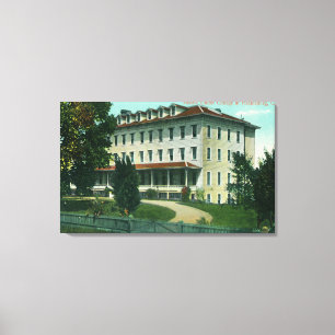 Buiten Uitzicht van de Pacific Union College Canvas Afdruk