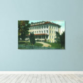 Buiten Uitzicht van de Pacific Union College Canvas Afdruk (Insitu (Houten vloer))