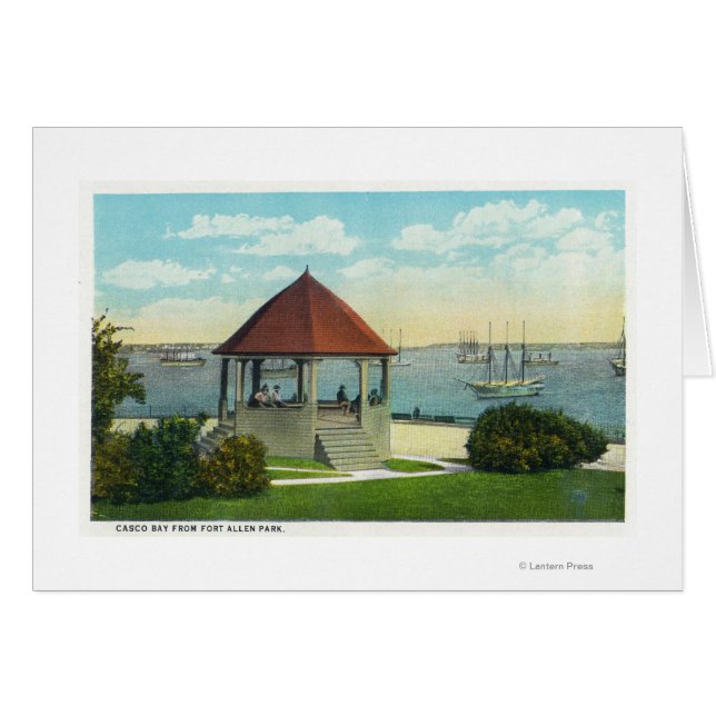 Buiten Uitzicht van de parel van Orr's Island (Voorkant Horizontaal)