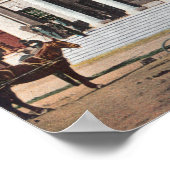 Buiten Uitzicht van de Post OfficeSanta Rosa, CA Poster (Hoek)