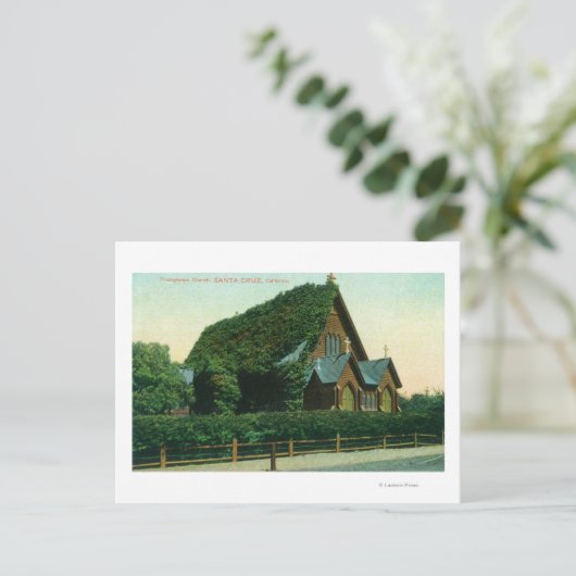 Buiten Uitzicht van de presbyteriaanse kerk Briefkaart (Staand voorkant)