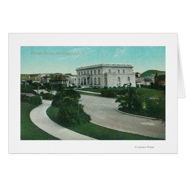 Buiten Uitzicht van de Presidio Terrace (Voorkant Horizontaal)