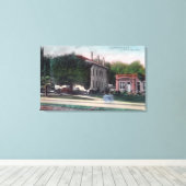Buiten Uitzicht van de Rekenkamer: Lakeport, CA Canvas Afdruk (Insitu (Houten vloer))