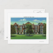 Buiten Uitzicht van de Rockefeller Hall, Vassar Briefkaart (Voorkant / Achterkant)