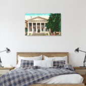 Buiten Uitzicht van de Scottish Rite Temple Canvas Afdruk (Insitu (Slaapkamer))