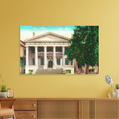 Buiten Uitzicht van de Scottish Rite Temple Canvas Afdruk (Insitu (Woonkamer))