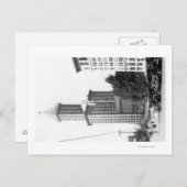 Buiten Uitzicht van de Smith Tower Briefkaart (Voorkant / Achterkant)