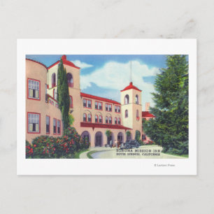 Buiten Uitzicht van de Sonoma Mission Inn Briefkaart