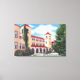 Buiten Uitzicht van de Sonoma Mission Inn Canvas Afdruk
