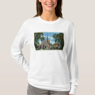 Buiten Uitzicht van de St. Mary's Church en Rector T-shirt