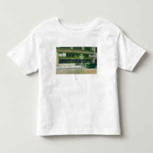 Buiten Uitzicht van de Sunset Cafeteria Kinder Shirts