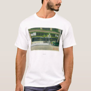 Buiten Uitzicht van de Sunset Cafeteria T-shirt