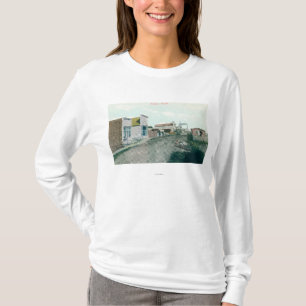 Buiten Uitzicht van de Tanana Post-Kantoor T-shirt