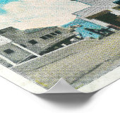 Buiten Uitzicht van de vaargeul van Hageman Poster (Hoek)