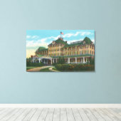 Buiten Uitzicht van de voor gebruik geschikte hote Canvas Afdruk (Insitu (Houten vloer))