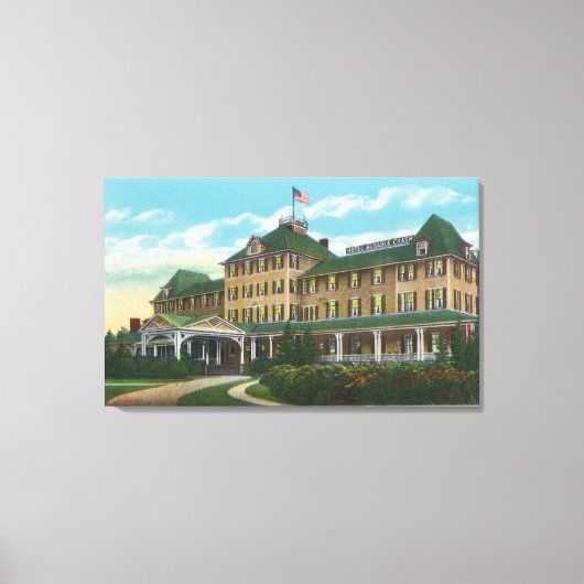 Buiten Uitzicht van de voor gebruik geschikte hote Canvas Afdruk (Voorkant)