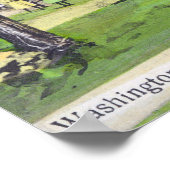 Buiten Uitzicht van de Washington School Poster (Hoek)