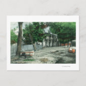 Buiten Uitzicht van een Road HouseYreka, CA Briefkaart (Voorkant)