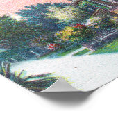 Buiten Uitzicht van een typische verblijfplaats Poster (Hoek)