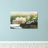 Buiten Uitzicht van elektrisch Plant Canvas Afdruk (Insitu (Houten vloer))