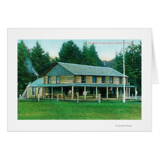 Buiten Uitzicht van Elk Creek Tavern (Voorkant Horizontaal)