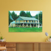 Buiten Uitzicht van Elk Creek Tavern Canvas Afdruk (Insitu (Woonkamer))