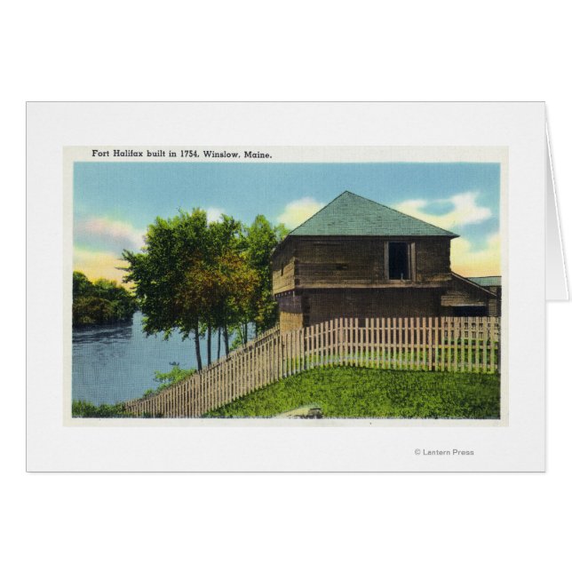 Buiten Uitzicht van Fort Halifax (Voorkant Horizontaal)