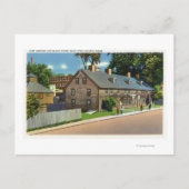 Buiten Uitzicht van Ft. Westerne en blokhuizen # Briefkaart (Voorkant)