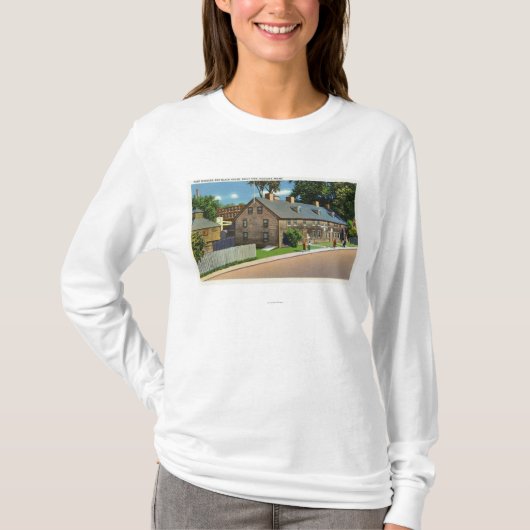 Buiten Uitzicht van Ft. Westerne en blokhuizen # T-shirt (Voorkant)