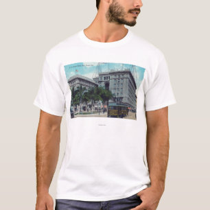 Buiten Uitzicht van het Amerikaans Grant Hotel T-shirt