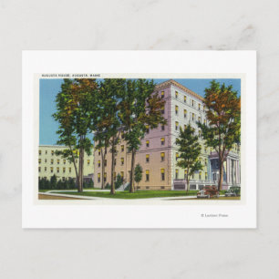 Buiten Uitzicht van het Augusta House Briefkaart