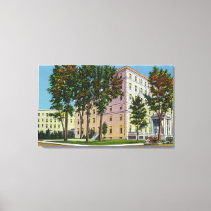 Buiten Uitzicht van het Augusta House Canvas Afdruk