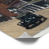 Buiten Uitzicht van het Carlton Hotel Poster (Hoek)