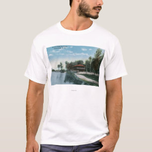 Buiten Uitzicht van het casino van het Central Par T-shirt