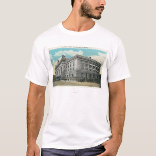 Buiten Uitzicht van het centrale spoorwegstation v T-shirt