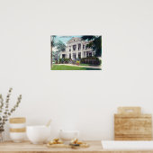 Buiten Uitzicht van het Commandant House, Navy Yar Poster (Keuken)