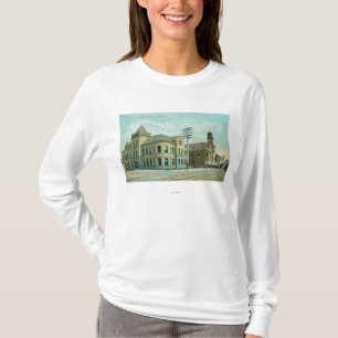 Buiten Uitzicht van het Court HouseSanta Cruz, CA T-shirt