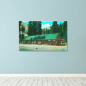 Buiten Uitzicht van het Dardanelle Resort Canvas Afdruk (Insitu (Houten vloer))