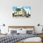 Buiten Uitzicht van het De Witt Hotel Canvas Afdruk (Insitu (Slaapkamer))
