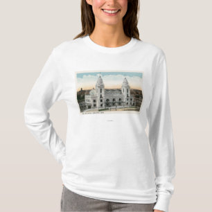 Buiten Uitzicht van het EU-station T-shirt