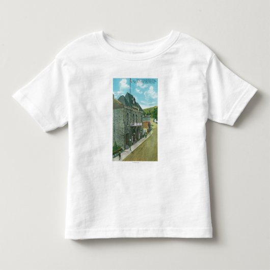 Buiten Uitzicht van het Famous Opera House Kinder Shirts (Voorkant)