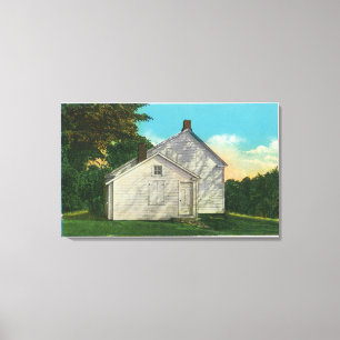 Buiten Uitzicht van het Freeman House Canvas Afdruk