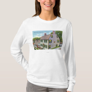 Buiten Uitzicht van het Gemeenschappelijk Huis T-shirt