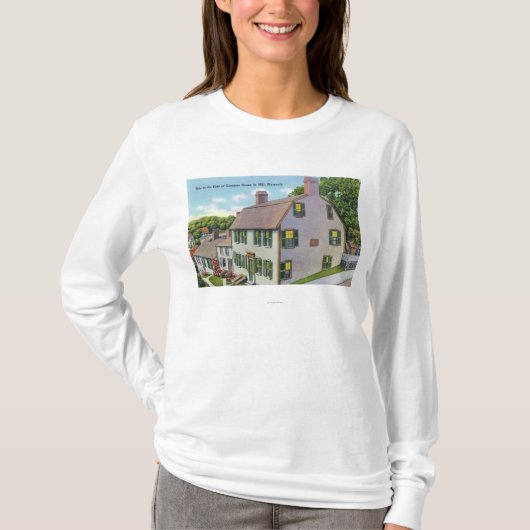 Buiten Uitzicht van het Gemeenschappelijk Huis T-shirt (Voorkant)