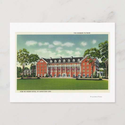 Buiten Uitzicht van het Gideon Putnam Hotel Briefkaart (Voorkant)