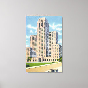 Buiten Uitzicht van het Gov Smith Kantoor Building Canvas Afdruk