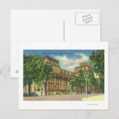 Buiten Uitzicht van het Grand Union Hotel Briefkaart (Voorkant / Achterkant)