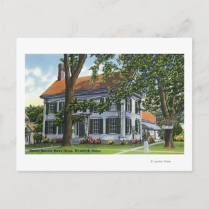 Buiten Uitzicht van het Harriet Beecher Stowe Hous Briefkaart