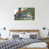 Buiten Uitzicht van het Harriet Beecher Stowe Hous Canvas Afdruk (Insitu (Slaapkamer))